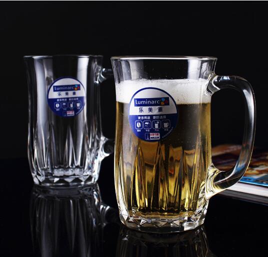 樂(lè)美雅帶把啤酒杯
